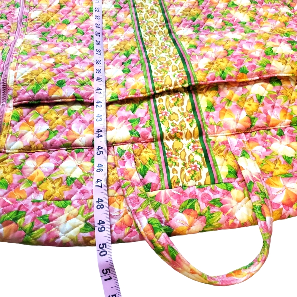 37b) ELIZABETH AUSTEN Vintage Floral Travel Garment Bag - Picture 10 of 11